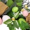 22" Easter Egg & Burlap Ribbon Mixed Foliage Twig Wreath